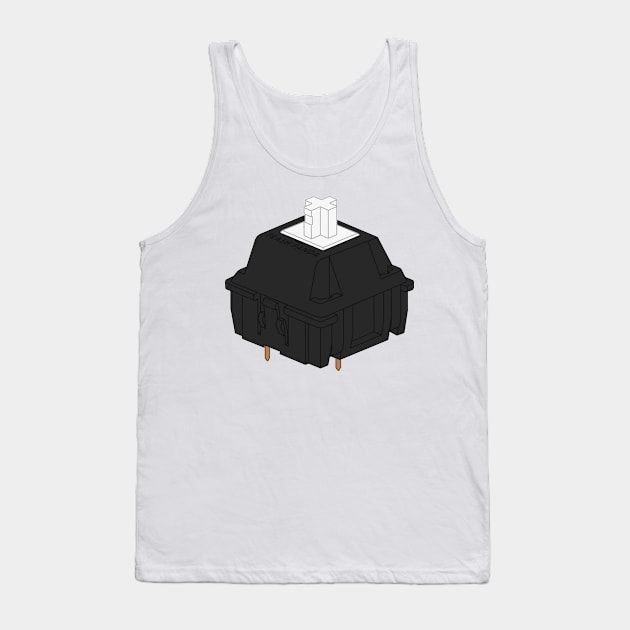 Trash Panda Mechanical Keyboard Cherry MX Switch Tank Top by Charredsky